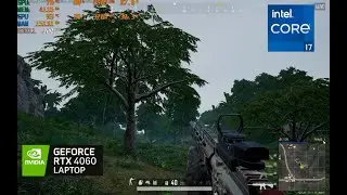 PUBG PC Benchmark | RTX 4060 + i7-13650HX | Asus ROG Strix G16 | 1200p High & Ultra | Sanhok Map