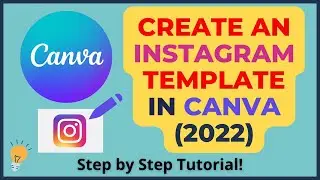 How to create an Instagram post template in Canva | Social Media Design