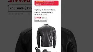 Motorhelmets Store Sale Highway 21 Gasser and Gunner Men's Cruiser Motorcycle Jackets #shortsyoutube