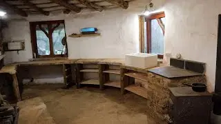Off Grid Earthbag Workshop Part 58 Man Cave Kitchen