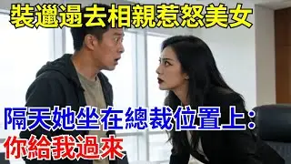 裝邋遢去相親惹怒美女，隔天她坐在總裁位置上：你給我過來！#原創#情感#情感故事#故事#爽文#奇聞#為人處世#生活經驗