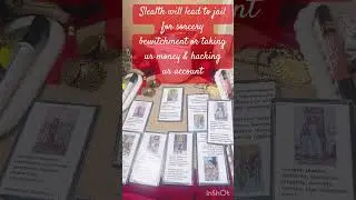 Jail time #jailtime #tarot #sorcery #bewitchment #blackmagic #stealing #money #hacking #haters