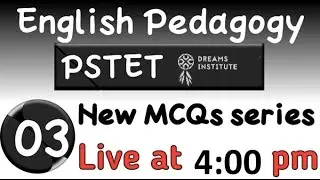 10 April || 4 PM || PSTET Class of English MCQs  || By Shipra mam ||