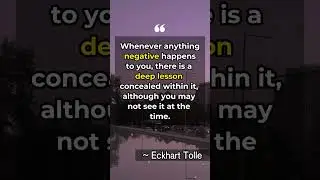 Quotes About Negativity in Your Life By Eckhart Tolle #quotes #quotesaboutlife #eckharttollequotes