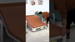Foldable Bed, Sofa Cum Bed. #bed #sofa #foldablebed #sofacumbeddesign #furniture #furnituredesign