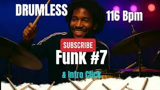 🎶 Drumless Track &ndash; Modern British Funk & Acid Jazz | 116 BPM |  Practice Play-Along + Intro Click