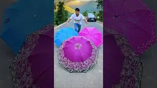 Only ₹199 3Ta Foldable Ladies Umbrella Unboxing ☂️