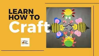 Easy Crab & Honey Bee Craft Ideas | Fun DIY Paper Crafts for Everyone#diy #art @TinyArtTales16 