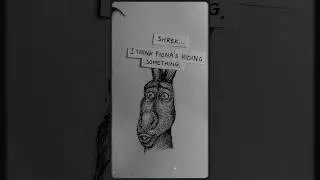 What Fiona Hid From Shrek... #art #drawing #shrek #creepy #draw
