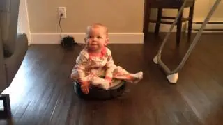 Baby Rides iRobot Roomba 655