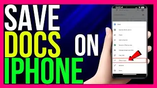 How to Save Google Doc to iPhone Files (2024 METHOD!)