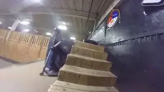 riding in big indoor skate park!!!!(skaters edge tauten MA)
