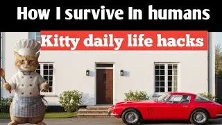 A cat survival in human city | Daily life hacks |
