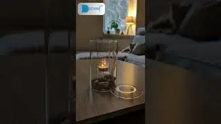 Interaktivn&iacute; sv&iacute;cen a v&aacute;za DecorLight MAXI je tř&iacute;d&iacute;ln&aacute; luxusn&iacute; dekorace z borosilik&aacute;tov&eacute;ho skla.