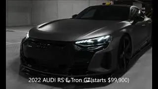 2022 AUDI RS E Tron GT-Wild Project by WOJTSEN (starts $99,900)| #2022AudiRSETronGT| AUTOS truth