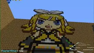 (Minecraft) pixel-art series:  Rin kagamine