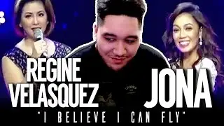 Regine Velasquez & Jona - I Believe I Can Fly (Queen of the Night Concert) REACTION!!!