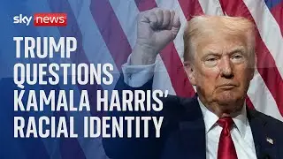 Donald Trump questions Kamala Harris' racial identity at black journalists convention