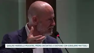 GASLINI MARRELLI PEDIATRI, PRIMO INCONTRO A CROTONE CON GIROLAMO MATTIOLI