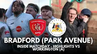INSIDE MATCHDAY - HIGHLIGHTS VS WORKINGTON AFC - PITCHING IN NORTHERN PREMIER LEAGUE