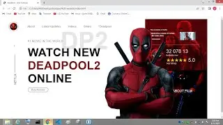 how to create Deadpool2 landingpage with html and css