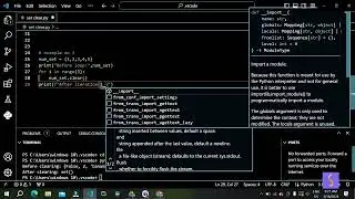 (MM) set clear( ) method in python
