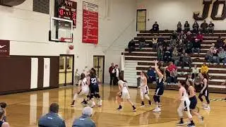 Alaina Moore Weirton Madonna High School Junior Center Skills free throws basketball highlights