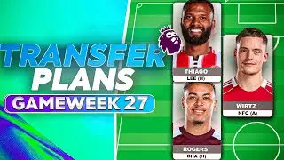 LIVERPOOL PLAYERS IN?! 🤔 | MY FPL GW27 TRANSFER PLANS  | Fantasy Premier League Tips 2025/26