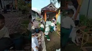 together cleaning the school environment #school #clean #mutualcooperation