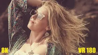 Photoshoot in Goa with Beautiful Yoga Girl from Sweden VR 180 8k