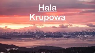 95.Hala Krupowa Polica i Kiczorka 🇵🇱Piękne widoki na Tatry i na Babią Górę 4K Dron
