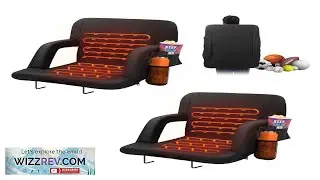 VEVOR Double Heated Stadium Seat with Back Support 3 Level Heating Wide