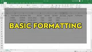 Excel Tutorial For Beginners in Hindi   Complete Microsoft Excel Tutorial Basic To Advance 720p60fps