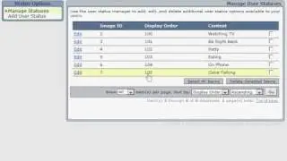 User Status Tutorial for AddonChat