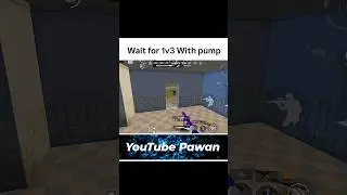wait for 1v3 With pump shotgun 🌪️🎯 subscribe for more 🔥#bgmi #pubg #classic #gaming