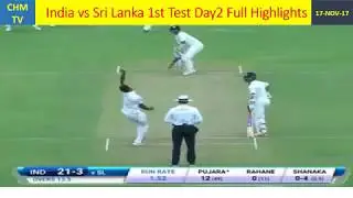 India vs Sri Lanka 1st Test Day2 Full Highlights