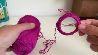 Easy crochet mask adapter around a band