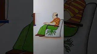 TV time #shorts #youtubeshorts #shortsfeed #drawing #viral #trending #art