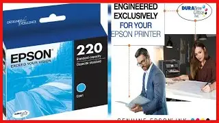 EPSON T220 DURABrite Ultra  Ink Standard Capacity Cyan  Cartridge T220220 S for select Epson