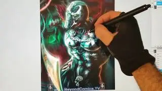 HOW TO DRAW SPAWN 300 IMAGE COMICS TODD MCFARLANE DRAWING SKETCH DIGITAL ART ARTIST GRAIG WEICH INKS