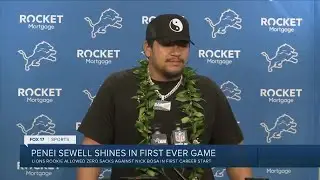 Penei Sewell shines in first NFL game