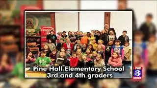 Chad Tucker visits Pine Hall Elementary and Walnut Cove Elementary