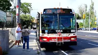 Toronto Transit Commission 2007-2008 Orion VII Next Generation Hybrid 1364 On The 35B