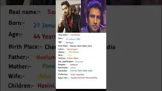 Santhanam Biography #shortvideo
