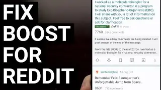 How to Fix Boost for Reddit so it Works After the API Changes