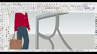 SKETCHUPTA SHAPE BENDER KOMUTU İLE PRATİK EĞRİSEL KORKULUK YAPMA