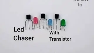 How to make Led Chaser with Bc 547 Transistor without IC