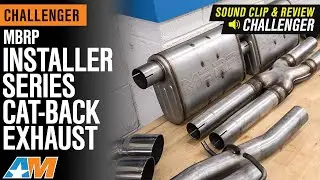 2015-2021 Challenger 3.6L V6 MBRP Installer Series Cat-Back Exhaust Sound Clip & Install