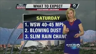 Chief Meteorologist Erin Christiansen KGUN 9 Forecast Thursday, April 24, 2014