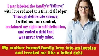 I Received a 350K Bill Labeled Failure | Family Trauma Audio Story